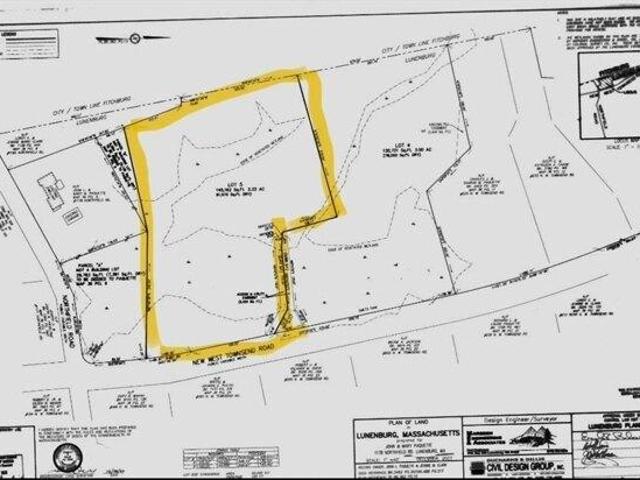 Land for sale in Lunenburg, Massachusetts