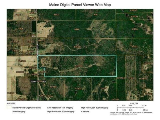 Land for sale in New Sweden, Maine