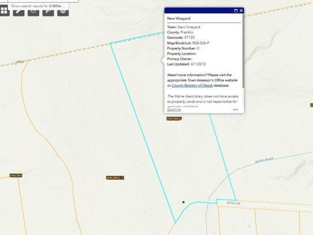 Land for sale in New Vineyard, Maine