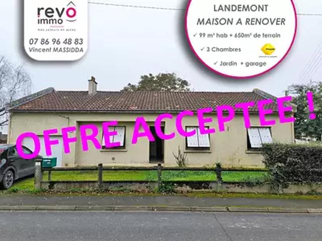 Maison vente à Cholet, Landemont