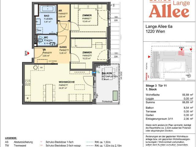 Apartment kaufen in Donaustadt, Wien
