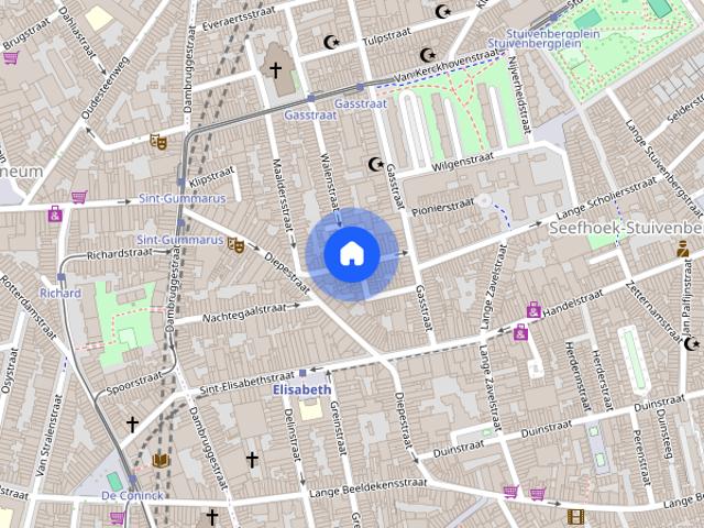 Appartement location à Seefhoek-Stuivenberg, Antwerpen