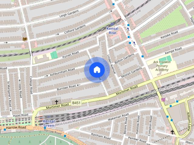 House for rent in Brondesbury, Greater London