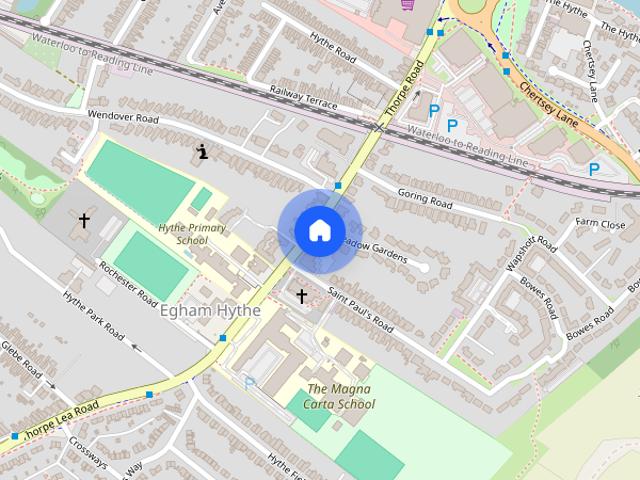 House for rent in Egham Hythe, Runnymede