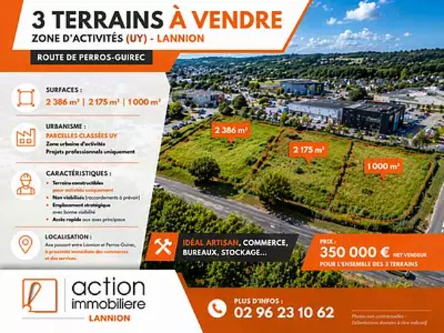 Terrain vente à Lannion, Bretagne