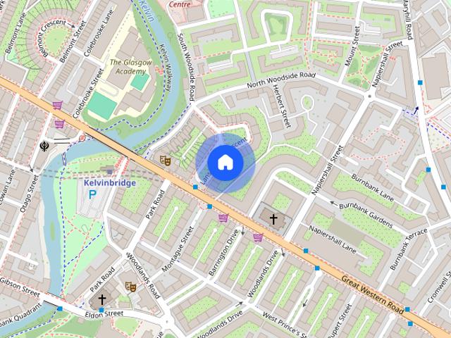 Apartment for rent in Queen's Cross, Glasgow