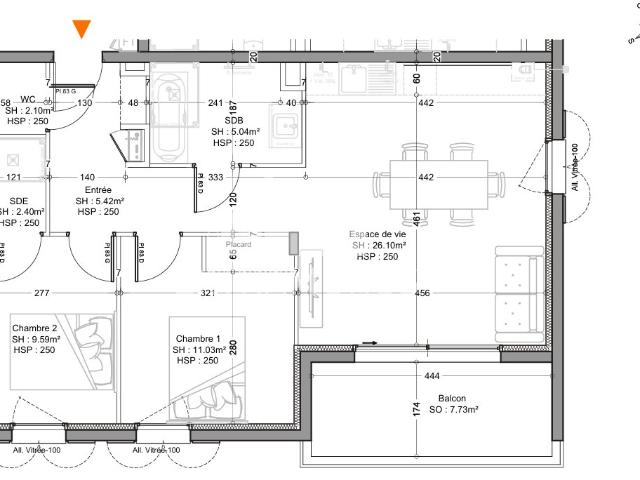 Appartement vente à Villefranche-sur-Saône, Rhône