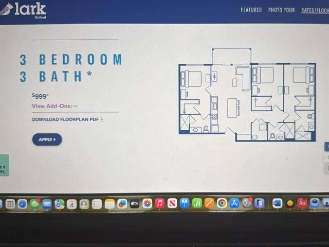 Apartment for rent in Oxford, Mississippi