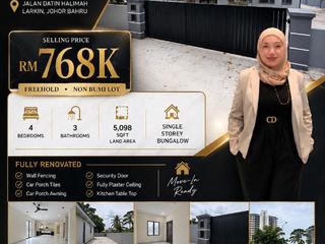 Bungalow for sale in Johore Bahru, Johor