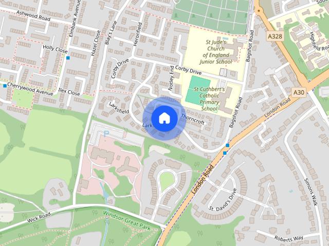 House for rent in Egham Wick, Row Town