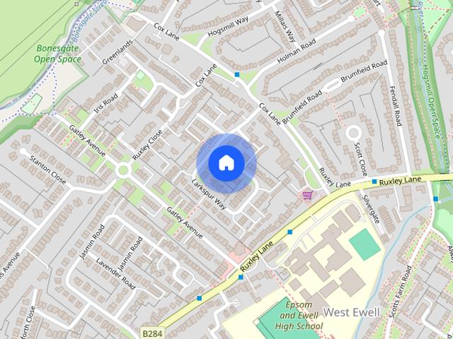 House for rent in West Ewell, Ewell