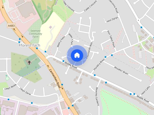 House for rent in Nangreaves, Wales