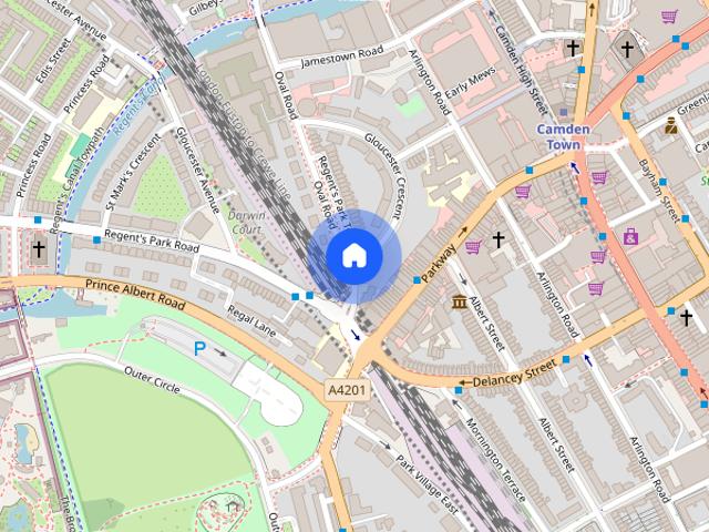 Apartment for rent in Chalk Farm, Greater London