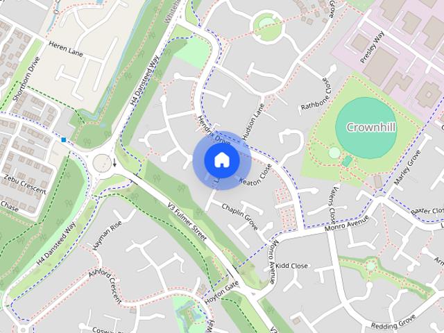 House for rent in Crownhill, Shenley Church End
