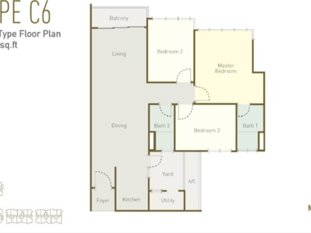 Apartment for rent in Country Heights Damansara, Kuala Lumpur