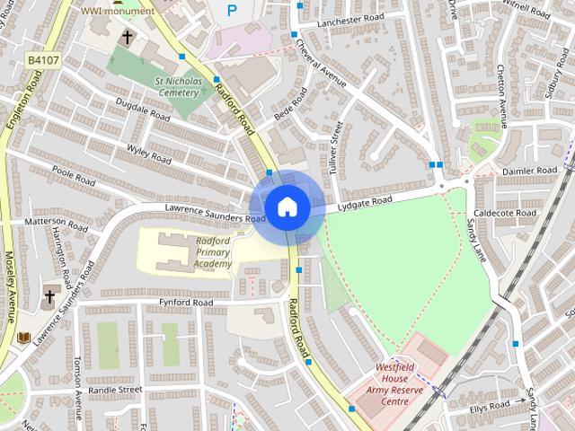 House for rent in Coventry, Radford