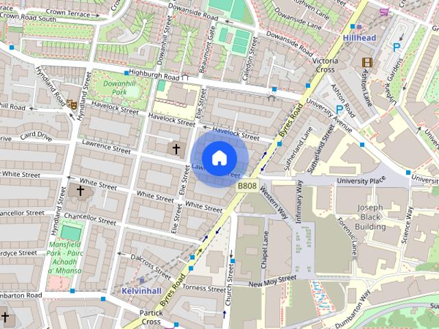 Apartment for rent in Partickhill, Glasgow