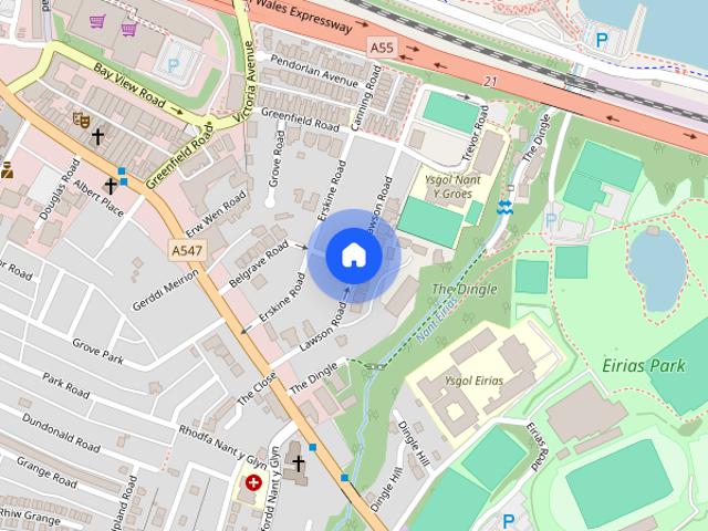 Apartment for rent in Colwyn Bay, Wales