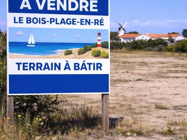 Terrain vente à La Rochelle, Le Bois-plage-en-ré