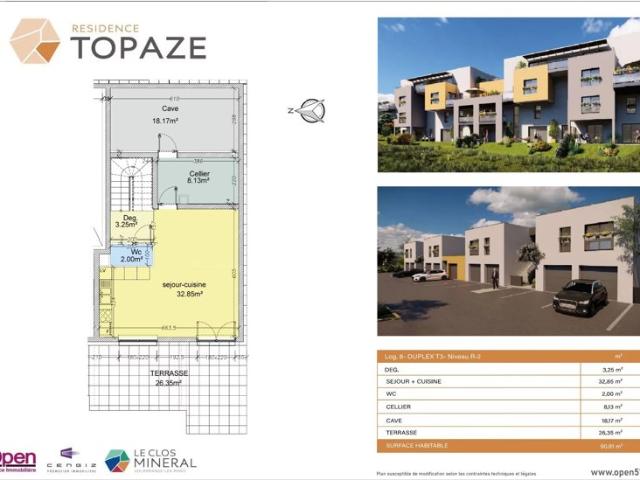 Appartement vente à Thionville, Volmerange-les-mines
