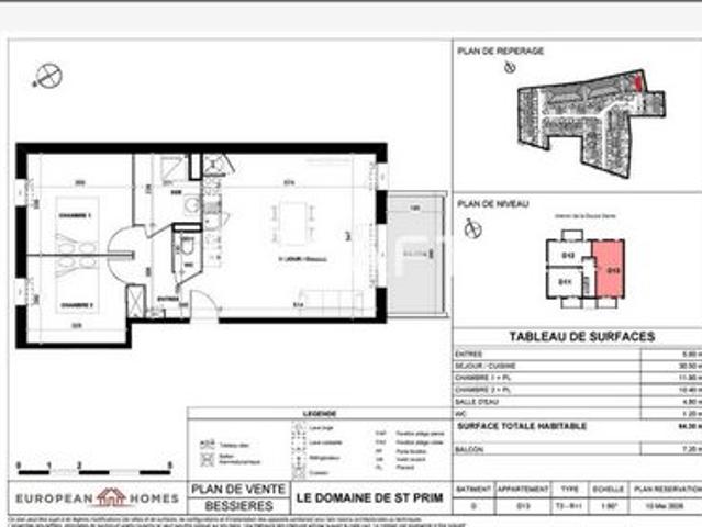 Appartement vente à Toulouse, Bessières
