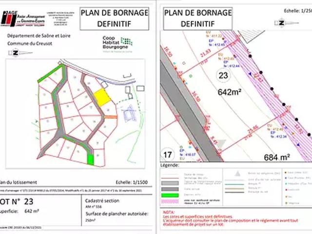 Terrain vente à Montagne des Boulets, Le Creusot