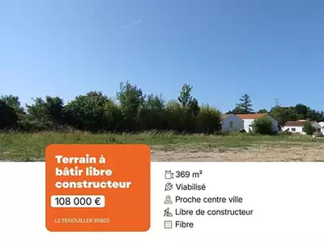 Terrain vente à Les Sables-d'Olonne, Le Fenouiller
