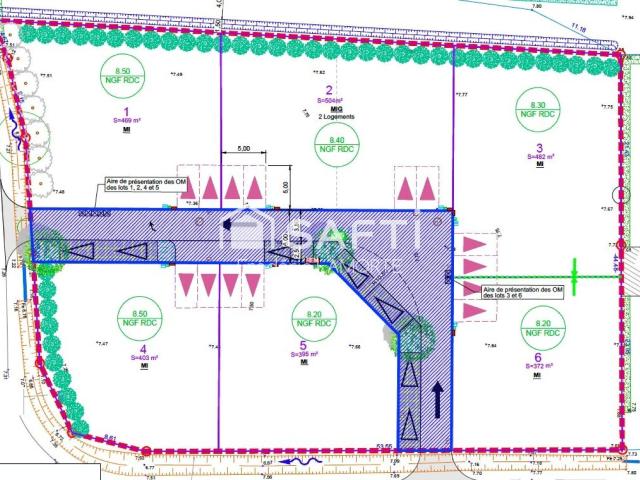 Terrain vente à La Rochelle, Le Gué-d'alleré