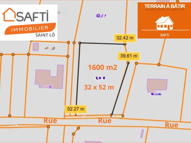 Terrain vente à Saint-Lô, Le Mesnil-rouxelin