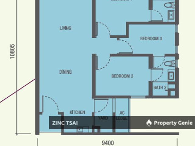 Serviced Residence for rent in Petaling, Subang Jaya