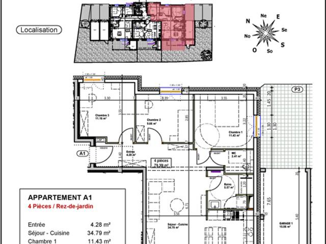 Appartement vente à Sélestat-Erstein, Saint-pierre