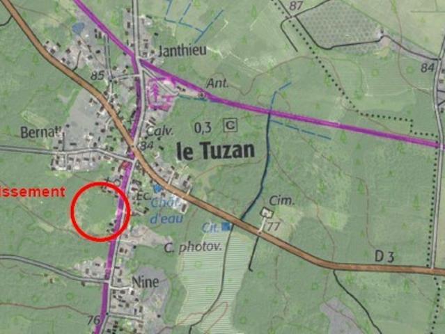 Terrain vente à Langon, Le Tuzan