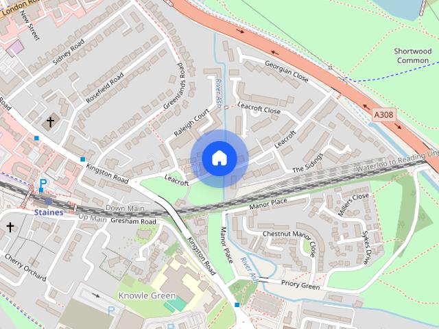 Apartment for rent in Knowle Green, Lower Halliford