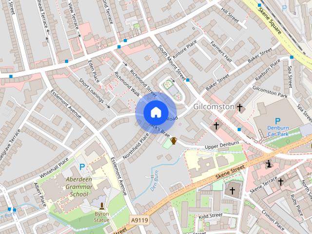 Apartment for rent in Gilcomston, Ballindoch