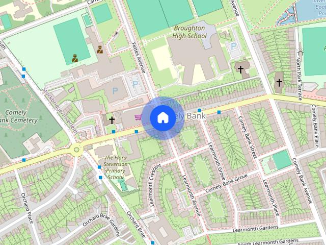 Apartment for rent in Comely Bank, Craigleith