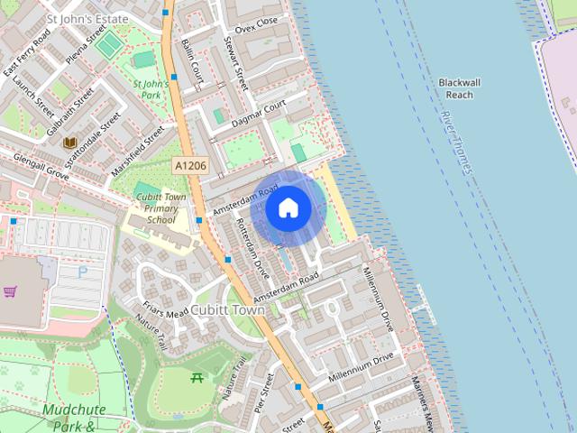 Apartment for rent in London Yard, Isle Of Dogs