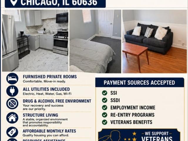 Room for rent in Chicago Park, Illinois
