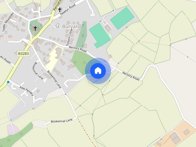 House for rent in St Buryan, Cornwall