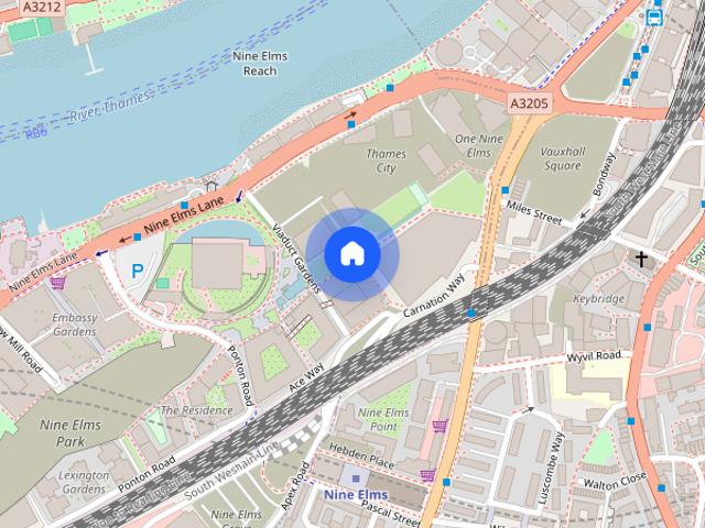 Apartment for rent in Nine Elms, Greater London