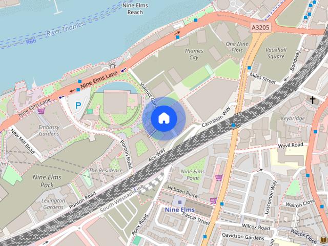 Apartment for rent in Nine Elms, Greater London