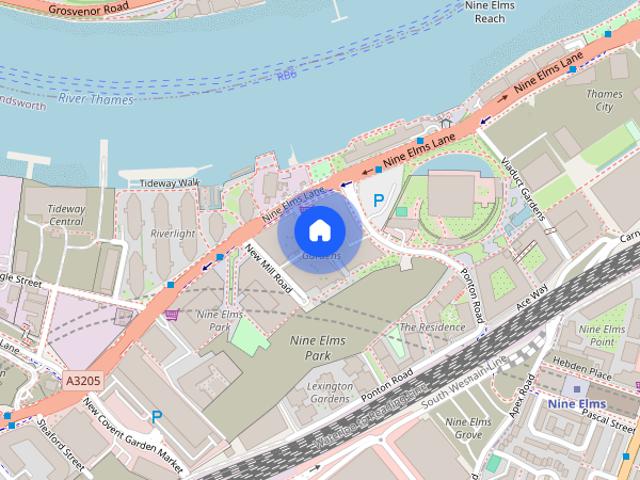 Apartment for rent in Nine Elms, Greater London