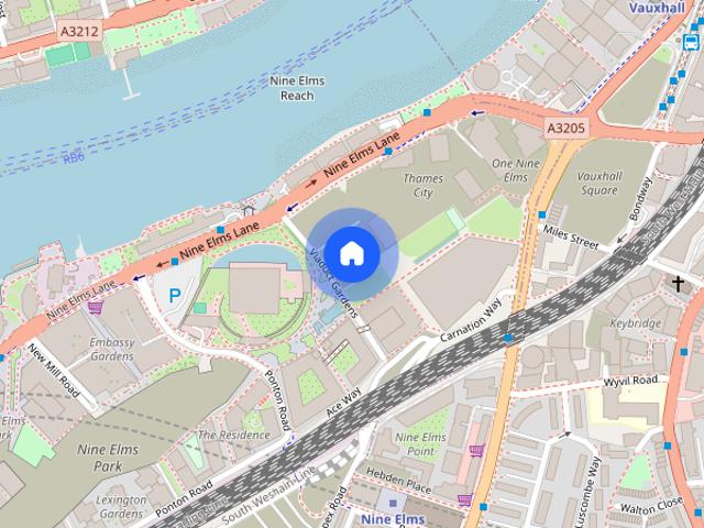 Apartment for rent in Nine Elms, Greater London