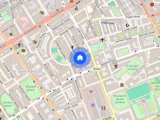Apartment for rent in Bloomsbury, King's Cross