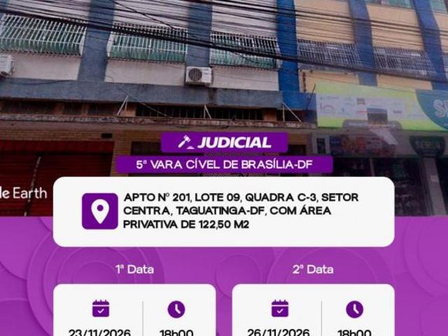Apartamento venda em Setor Central, Taguatinga