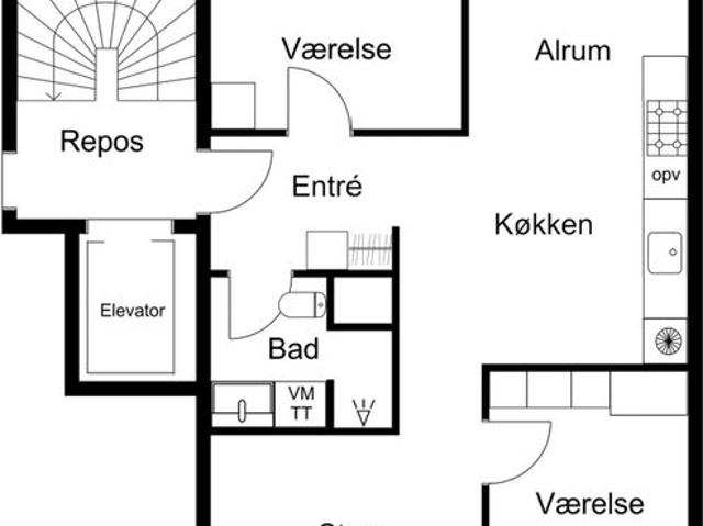 Lejlighed til leje i Grønttorvet, København