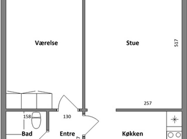 Lejlighed til leje i Struer, Århus