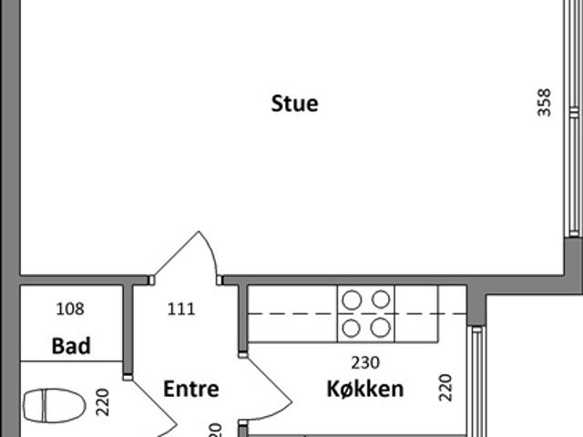 Lejlighed til leje i Herning, Århus