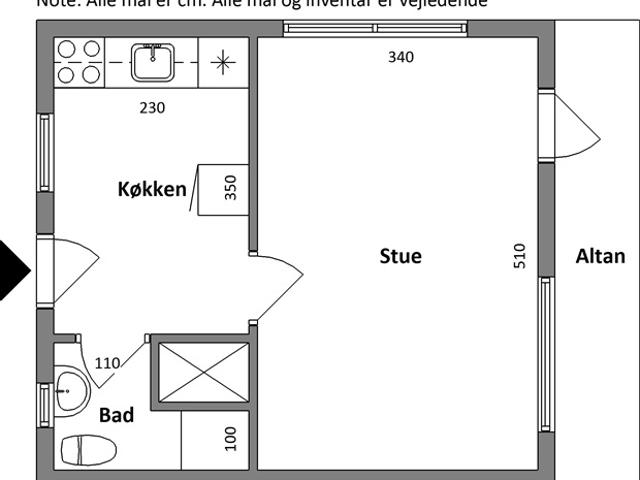 Lejlighed til leje i Odder, Århus