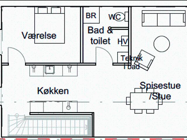 Lejlighed til leje i Ribe, Esbjerg