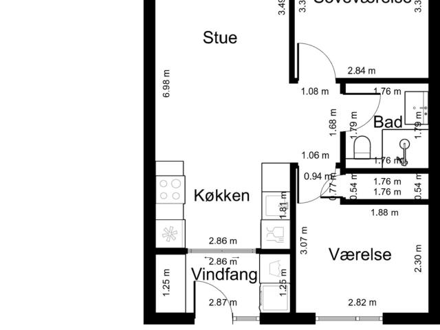 Lejlighed til leje i Kristiansholm, Frederikssund